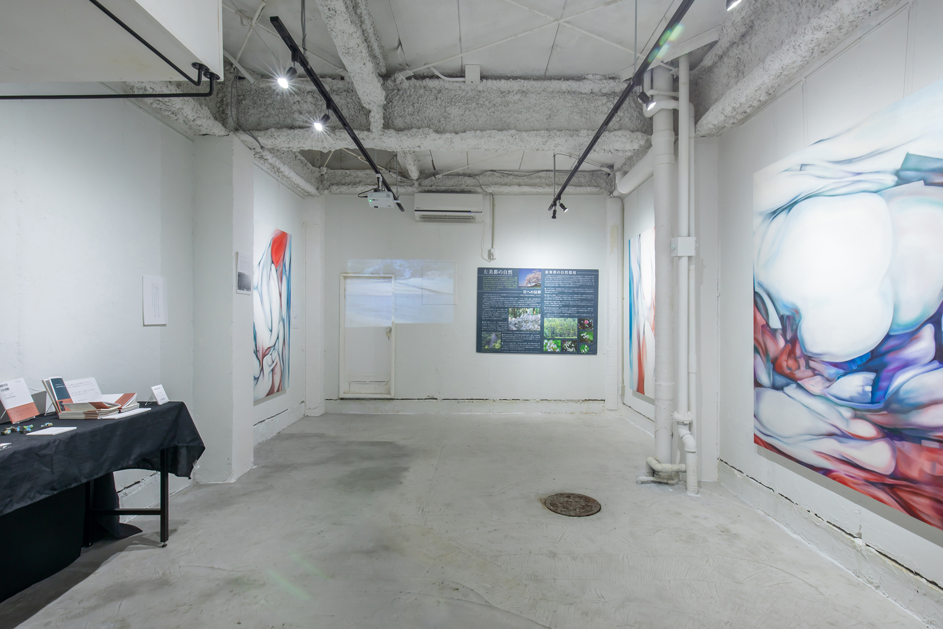 銀座展 奥壁全景