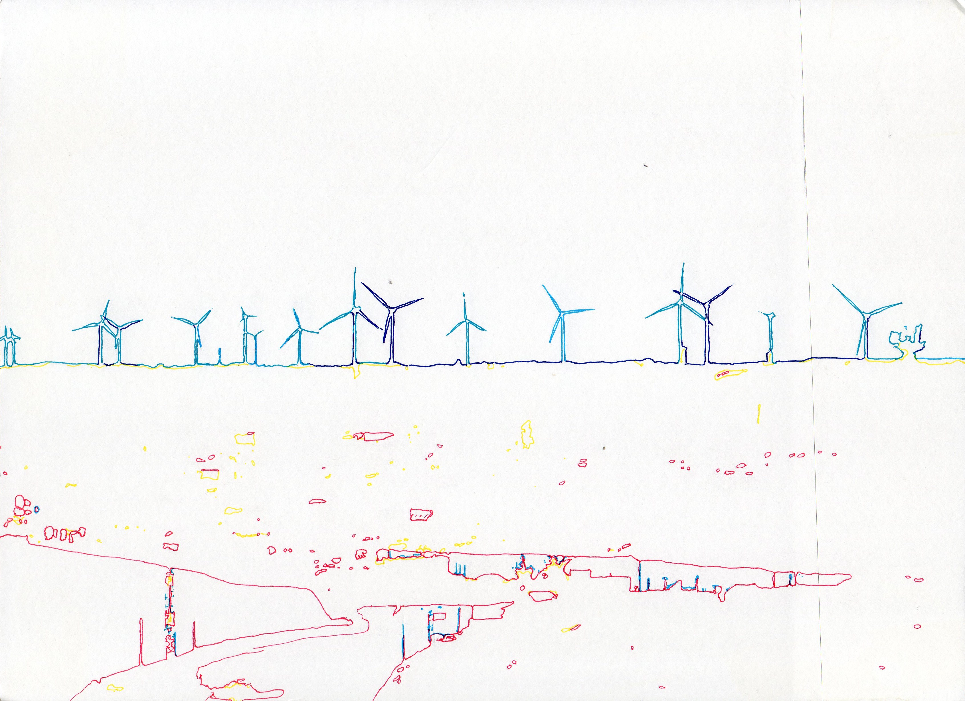風力発電所のイマージュ(銚子)(6)